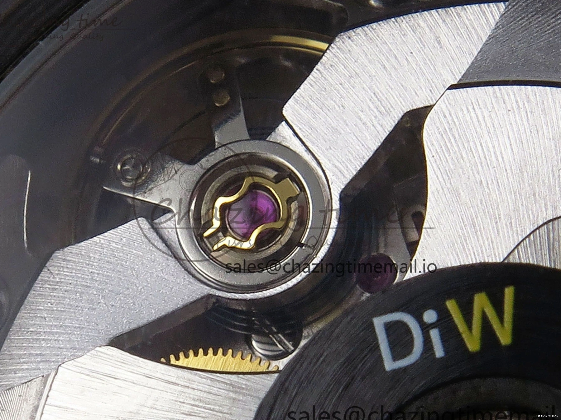 0505 Tailored Daytona DIW Space Mission Gray Textured Dial on Gray Nylon Strap A4130 Clone 1279